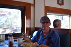 Dining car on the Chihuahua-Pacific railroad